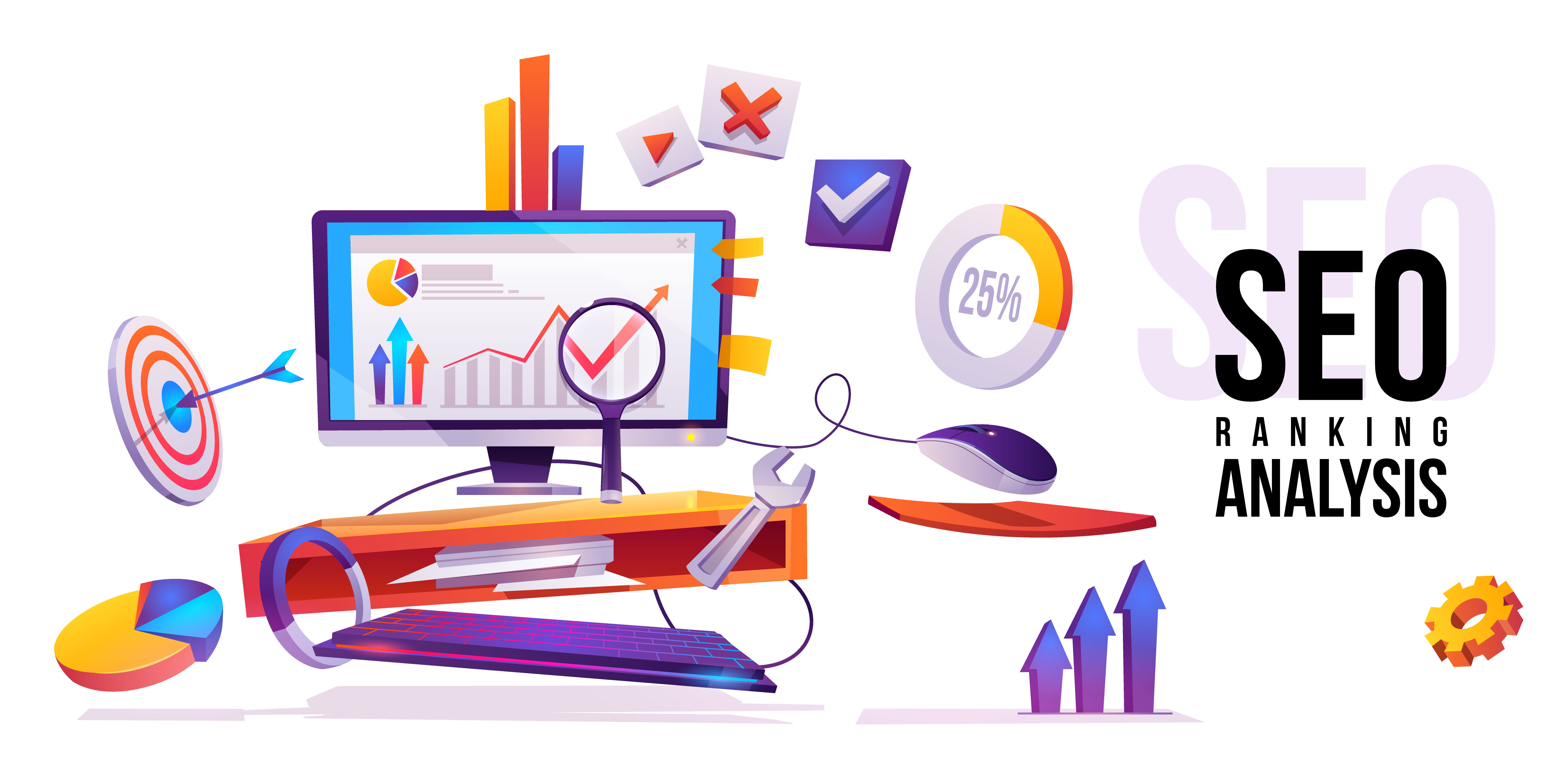 SEO ranking analysis dashboard