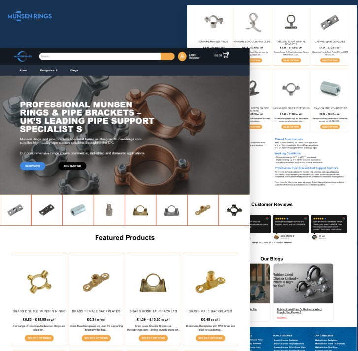 Munsen Rings website