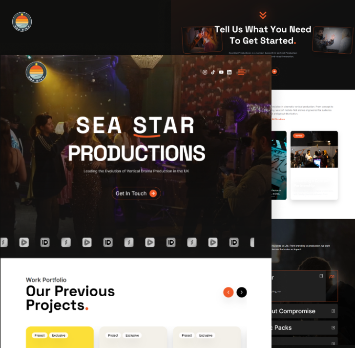 Sea Star Productions website