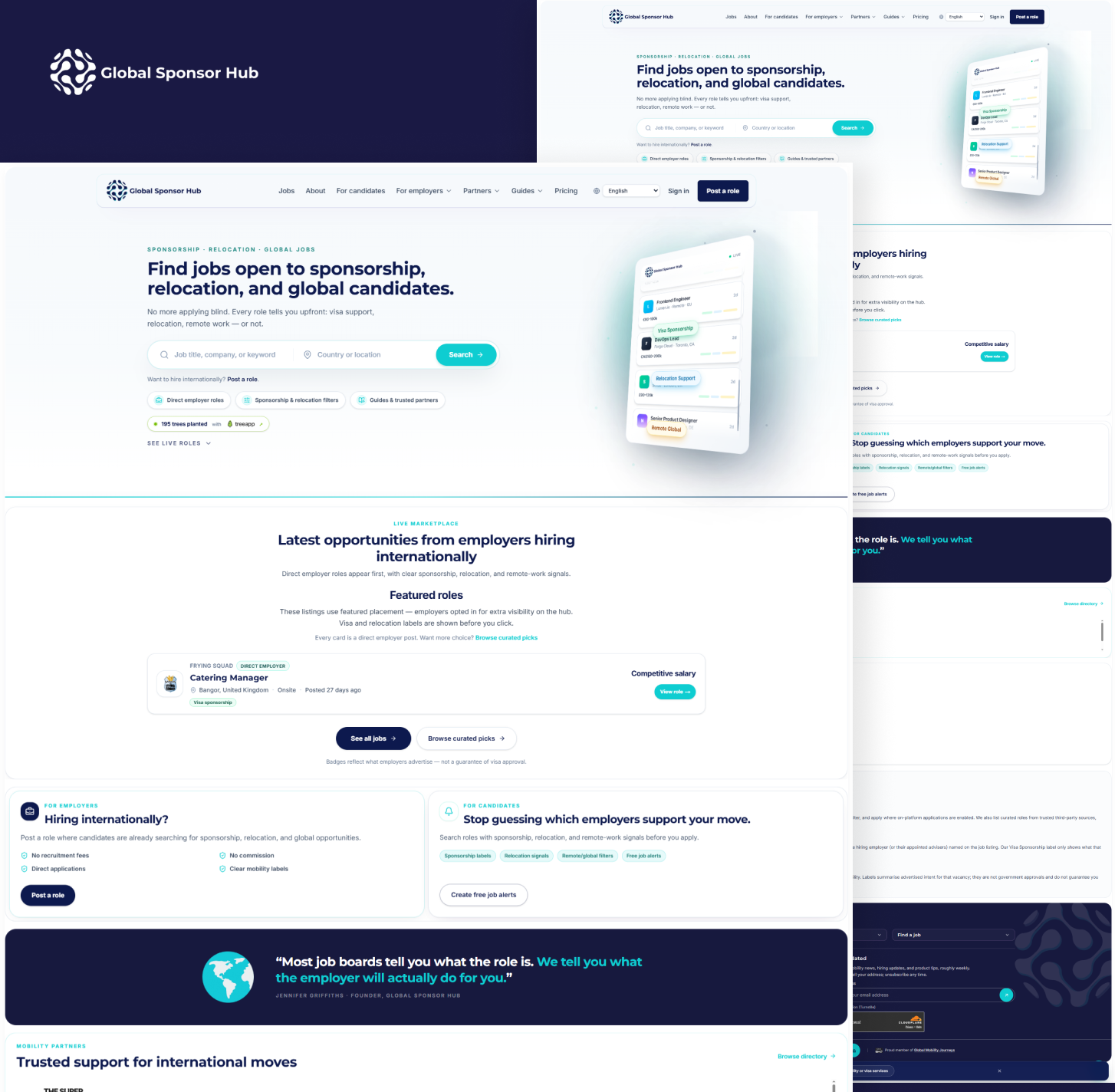 Global Sponsor Hub website