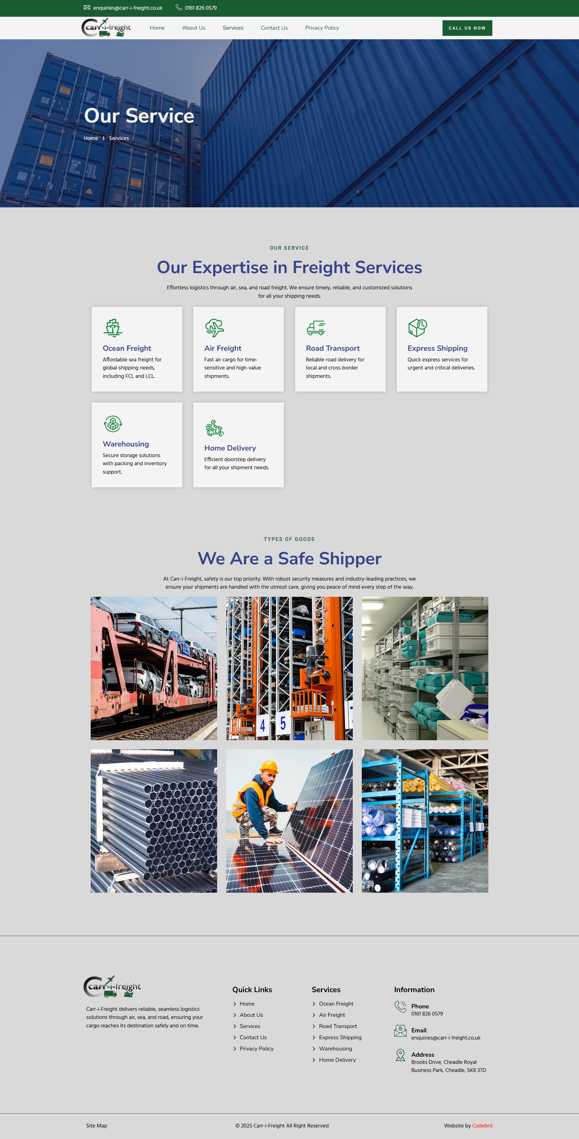 Carr-i-Freight freight services