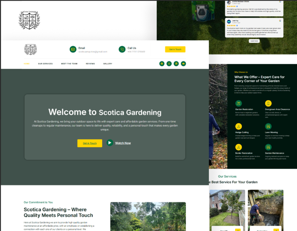 Scotica Gardening website