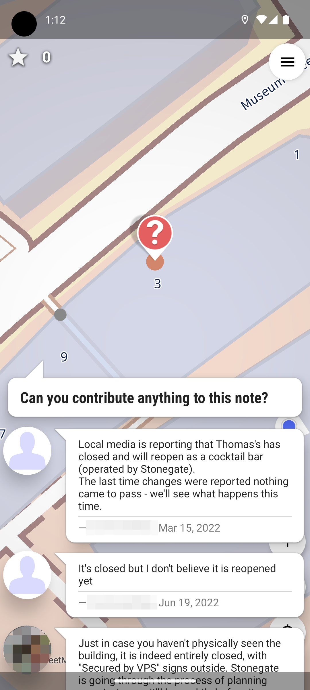 StreetComplete app screen