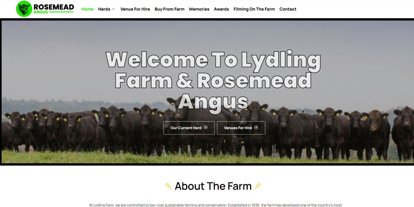 Lydling Farm & Rosemead Angus Website