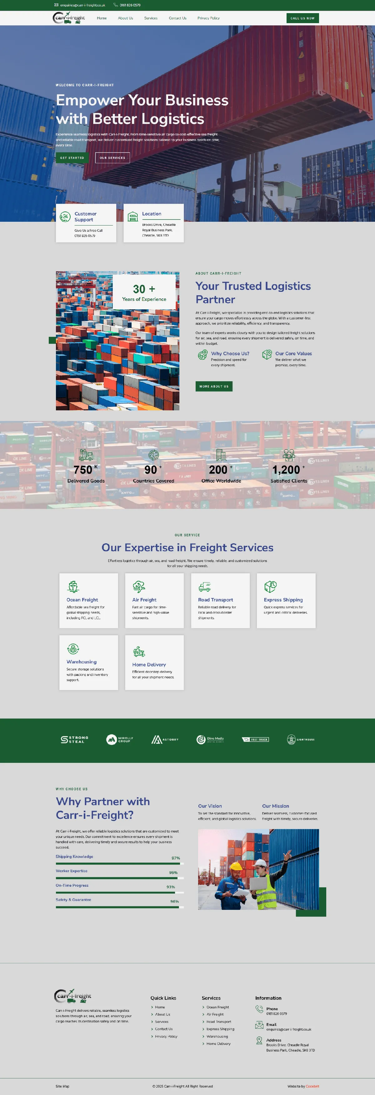Carr-i-Freight enquiry journey